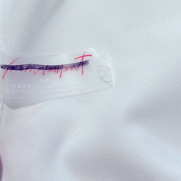 NWT Free People Easy Tiger Tennis Romper. White/green. Small or Medium - Picture 7 of 9